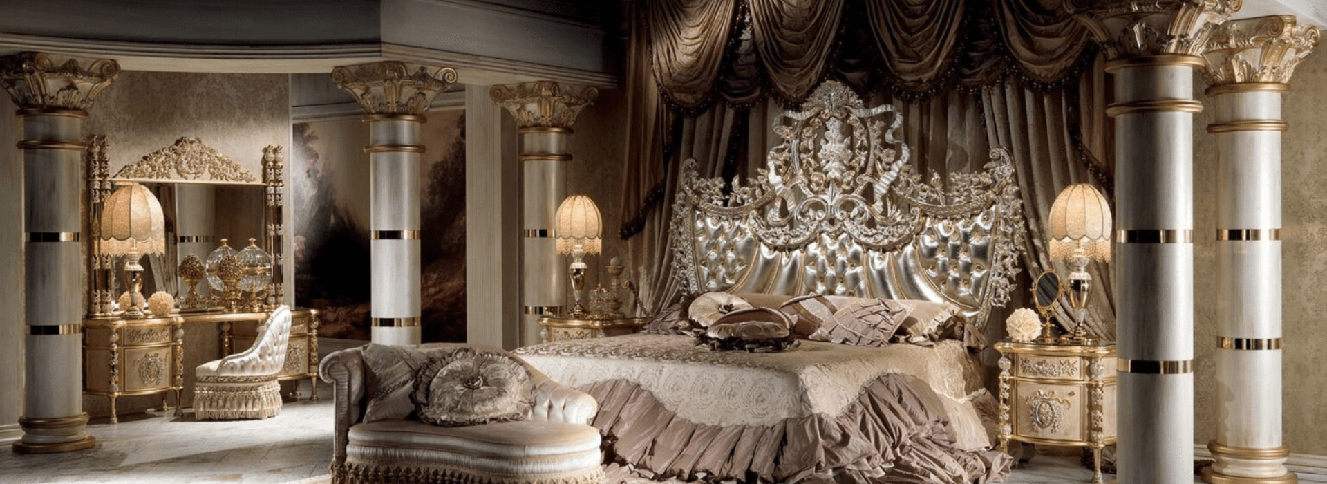 MZee Furniture Victorian Bed ser