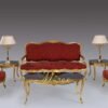 French Golden Sofa Design