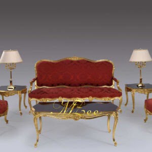 French Golden Sofa Design
