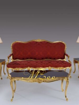 French Golden Sofa Design