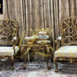 MZee Furniture Luxury Back Carved Chair