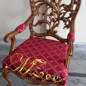MZee Furniture Luxury Back Carving Chair1