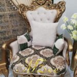 MZee Furniture Luxury Hi back Crown Chair