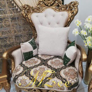MZee Furniture Luxury Hi back Crown Chair