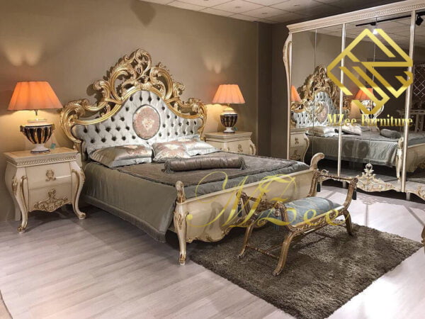 MZee Furniture Luxury Italian Victoria bed