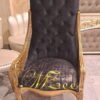MZee Furniture Luxury Leaf Bedroom Chair