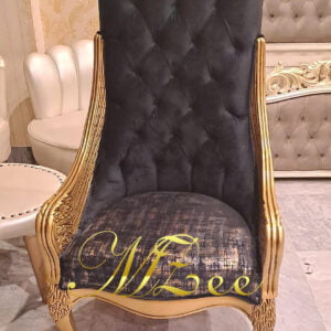 MZee Furniture Luxury Leaf Bedroom Chair