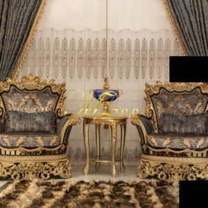 MZee Furniture Luxury Rose Sofa Design1