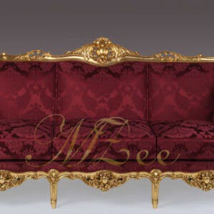 MZee Furniture Classic Victorian Golden Sofa