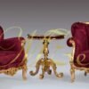 Classic Victorian Golden Sofa