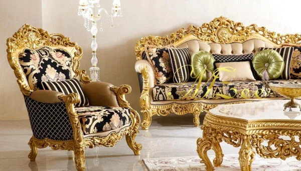 Luxury Turkish Victorian Sofa Design