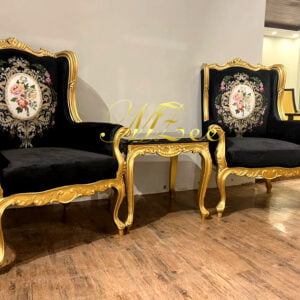 Luxury wing crown chair