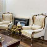 bedroom chair wing design gray