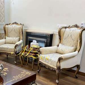 bedroom chair wing design gray