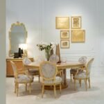 ikea dining table design round dining table dining chairs set of 4 MZee Furniture Chiniot Pakistan