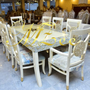 Ashley furniture Mother of pearl dining table Furniture MZee Furniture Chiniot1