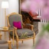 Luxury bedroom chair design MZee Furniture Chiniot Pakistan