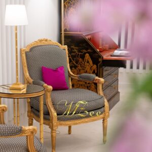Luxury bedroom chair design MZee Furniture Chiniot Pakistan