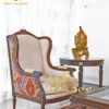 Luxury wing chair design MZee Furniture Chiniot