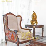Luxury wing chair design MZee Furniture Chiniot