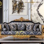 Victorian Classic Turkish Sofa design with Hand-Carved Detailing-1