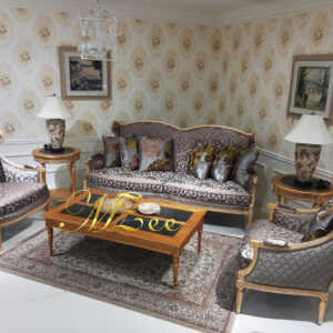 Victorian Luxury Sofa set design with Hand-Carved Detailing