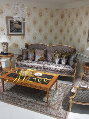 Victorian Luxury Sofa set design with Hand-Carved Detailing