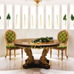 Luxury Luxury dining table design for 6 MZee Furniture Pakistan