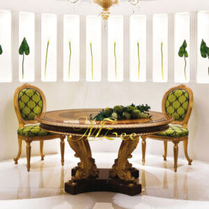 Luxury Luxury dining table design for 6 MZee Furniture Pakistan