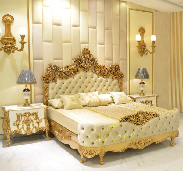 Bed design in Pakistan california king bed frame bedroom furniture sets MZee Furniture design chiniot