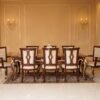 Round dining table Design extendable dining table small dining table MZee Furniture Chiniot,,