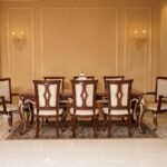 Round dining table Design extendable dining table small dining table MZee Furniture Chiniot,,