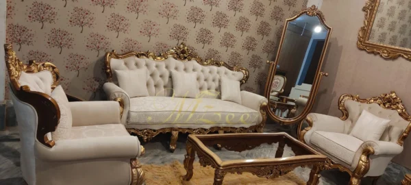 Chinioti sofa design in Pakistan MZee Furniture Chiniot Pakistan