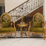 Luxury Bedroom chair set solid wood furniture mzee furniture shop