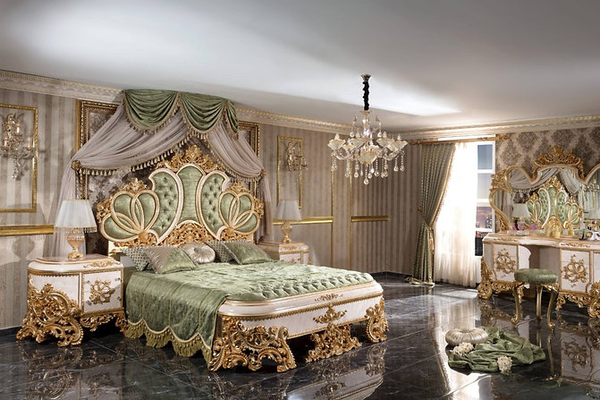 Luxury Bed Design in Pakistan Chinioti Beds by Mzee Furniture