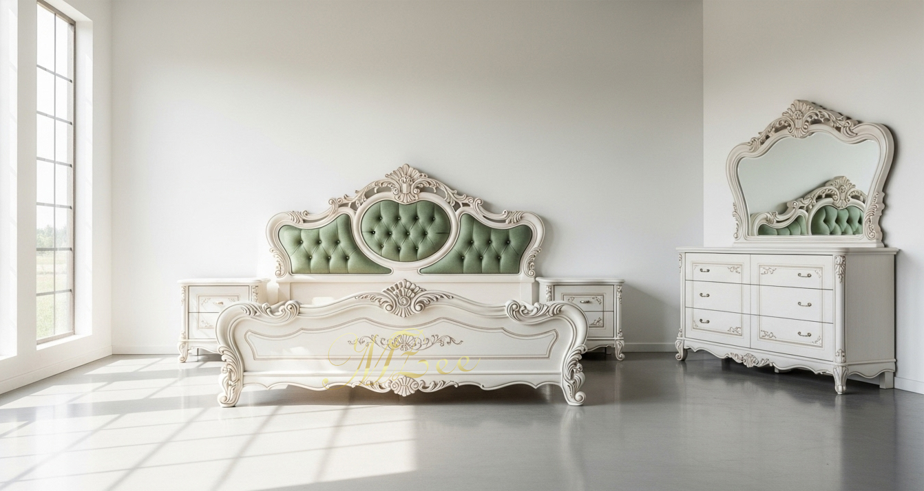 Bridal Bed Design MZee Furniture Chiniot Pakistan