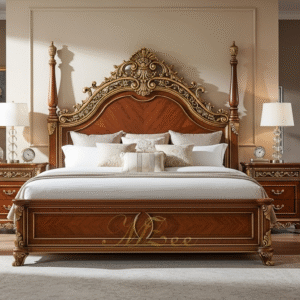 Luxury Bed Design in Pakistan Chinioti Beds by Mzee Furniture