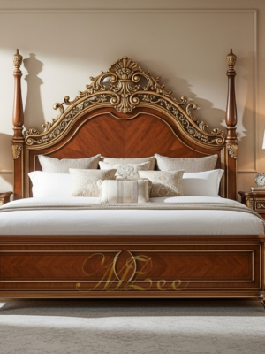 Luxury Bed Design in Pakistan Chinioti Beds by Mzee Furniture