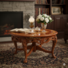 Round Coffee Table with Storage MZee Furniture Chiniot Pakistan