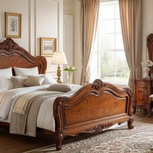 Royal Bed Design in Pakistan MZee Furniture Chiniot