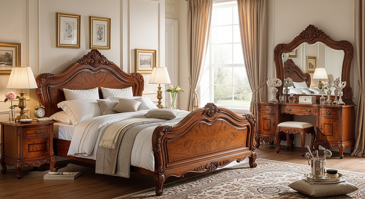 Royal Bed Design in Pakistan MZee Furniture Chiniot