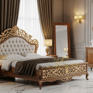 Royal Bed Design in Pakistan MZee Furniture Chiniot