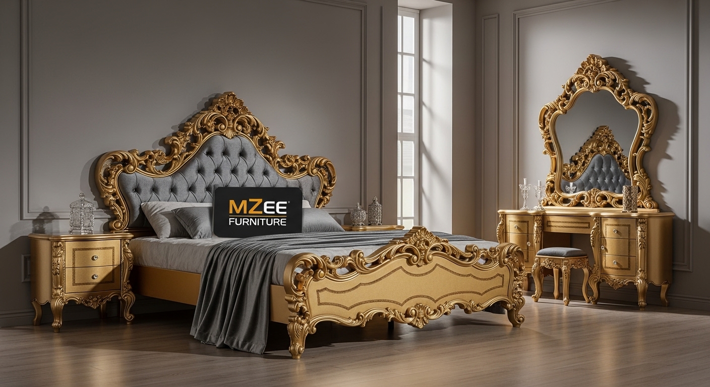 High-Quality Bed Sets Design in Pakistan | Best Price at MZee Furniture Chiniot