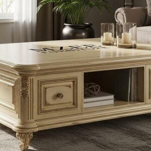 Coffee Tables for Living Room, Coffee Table with Storage Round Coffee Table, Glass Coffee Tables