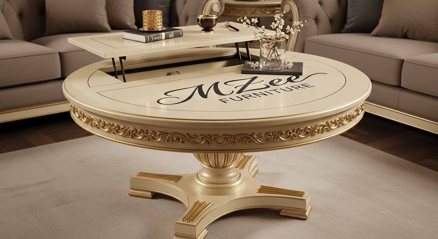 Coffee Tables for Living Room, Coffee Table with Storage Round Coffee Table, Glass Coffee Tables