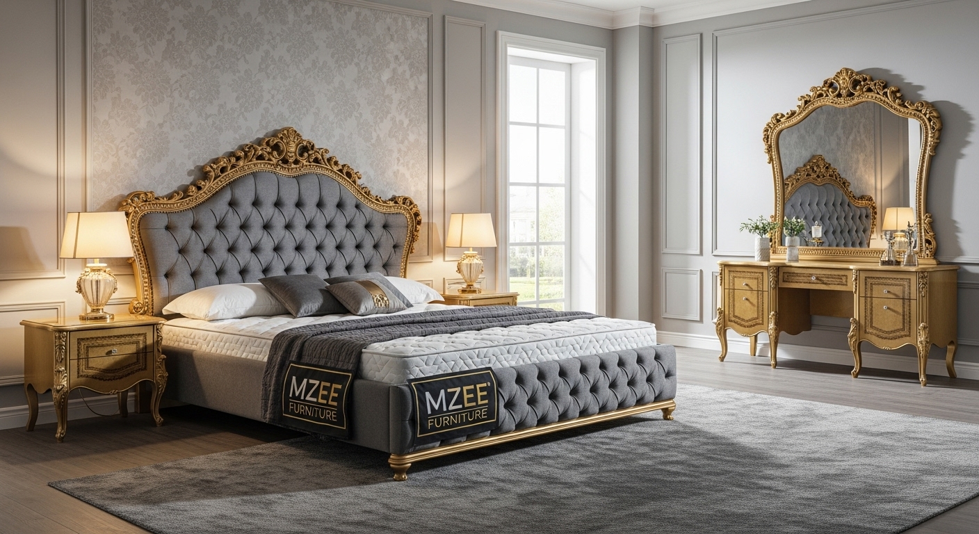 High-Quality Bed Sets Design in Pakistan | Best Price at MZee Furniture Chiniot