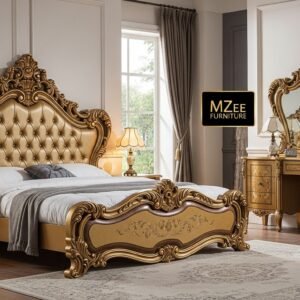 Solid Wood Bed & Luxury Wooden Furniture in UAE