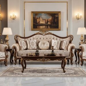 Classic Sofa Design in Pakistan Chinioti furniture
