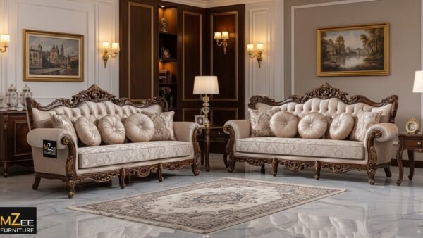 Classic Sofa Design in Pakistan Chinioti furniture