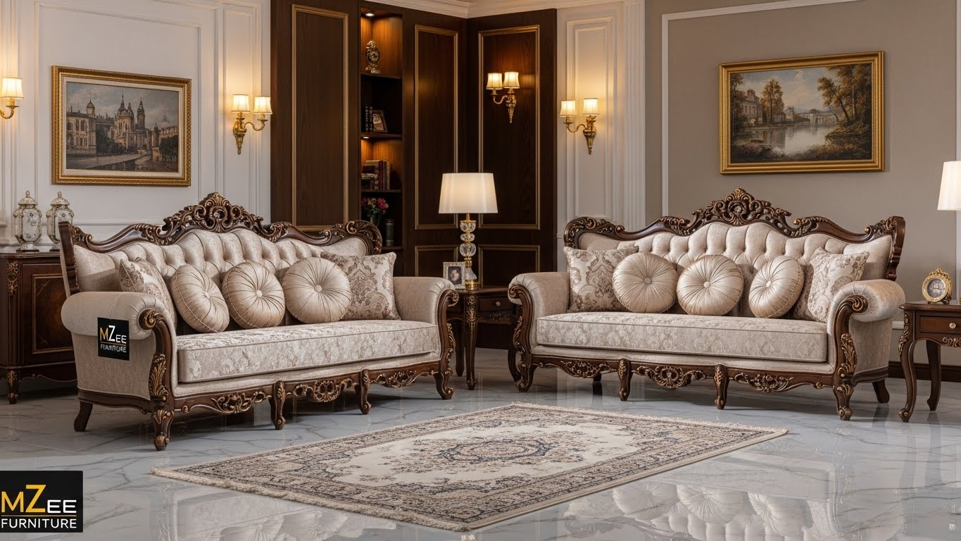Classic Sofa Design in Pakistan Chinioti furniture